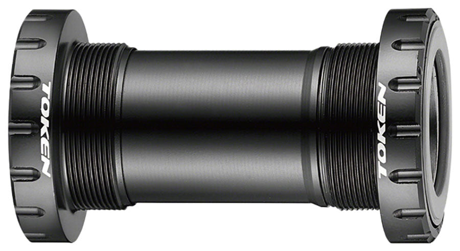 Token Threaded Bottom Bracket BSA, 386EVO, Threaded 12 mm Black