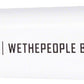 We The People Logic Crankset - 165mm, Mid Bottom Bracket Included, White