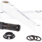 We The People Logic Crankset - 160mm, Mid Bottom Bracket Included, White
