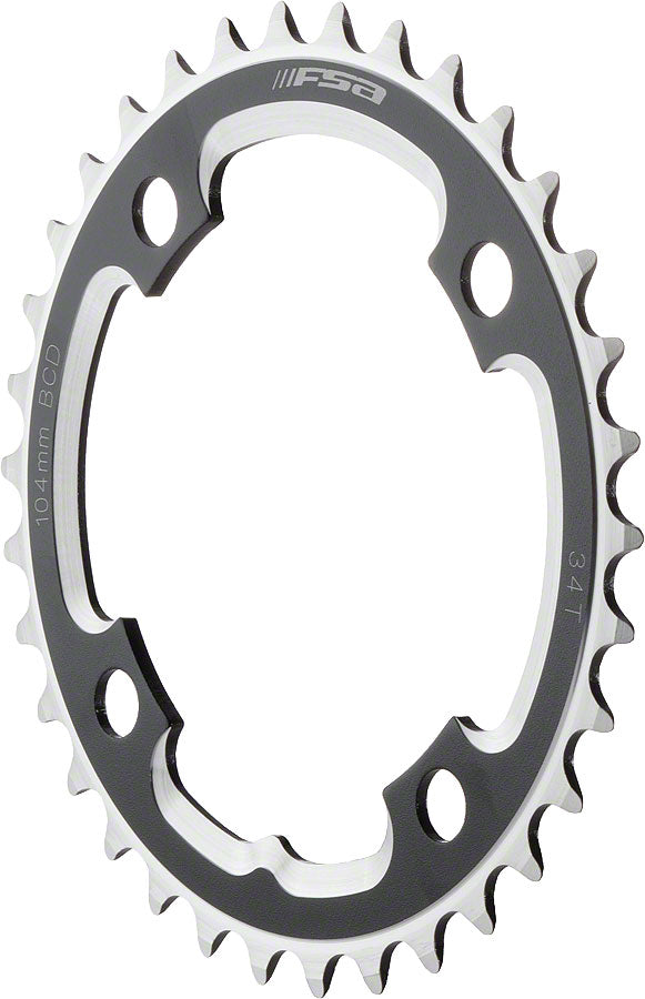 Full Speed Ahead DH Pro MTB Chainring - 42t, 104 BCD, 4-Bolt, Aluminum, Black
