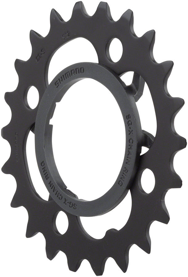 Shimano Alivio M430 Chainring - 22t, 64 BCD, 9-Speed, Black
