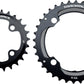 RaceFace Turbine 11-Speed Chainring: 64/104mm BCD, 24/34t, Black
