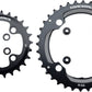 RaceFace Turbine 11-Speed Chainring: 64/104mm BCD, 24/34t, Black