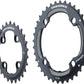RaceFace Turbine 11-Speed Chainring: 64/104mm BCD, 28/38t, Black