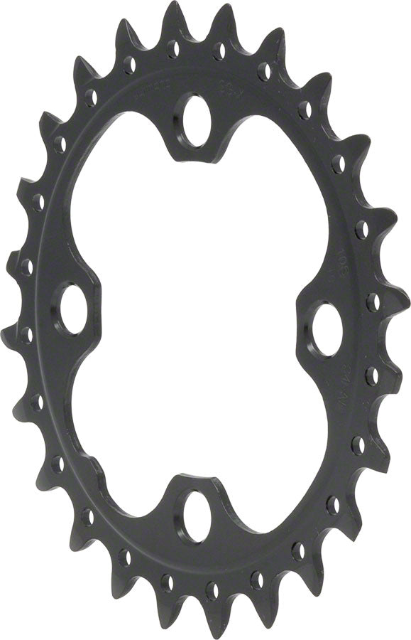 Shimano SLX M660-10, LX T671 24t 64mm 10-Speed Inner Chainring Black