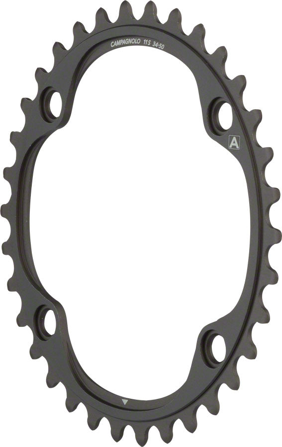 Campagnolo 11 Speed 34 Tooth Chainring and Bolt Set for 2015 and later Super Record, Record and Chorus