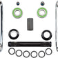Salt Plus Metron Crankset 48 Spline 165mm With Mid Bottom Bracket Chrome