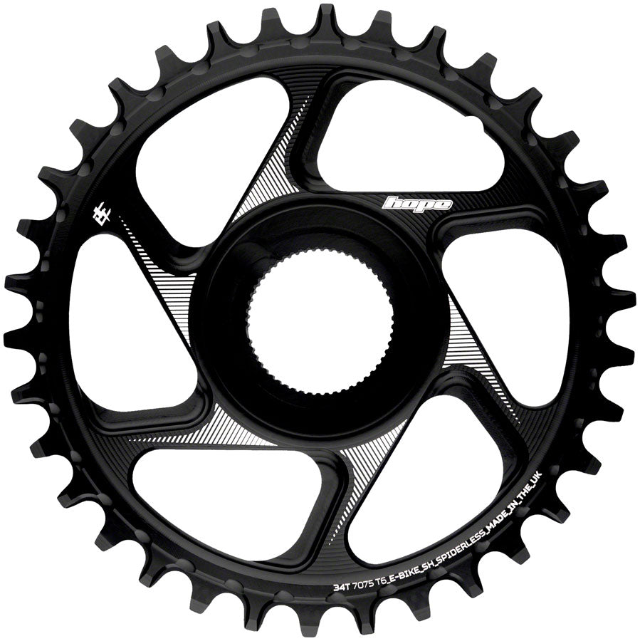 Hope Shimano eBike Chainring - 36t, Black