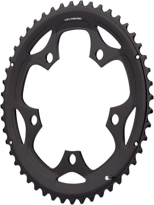 Shimano FC-R460 Chainring - 48t, 5-Bolt, 110 BCD, Black