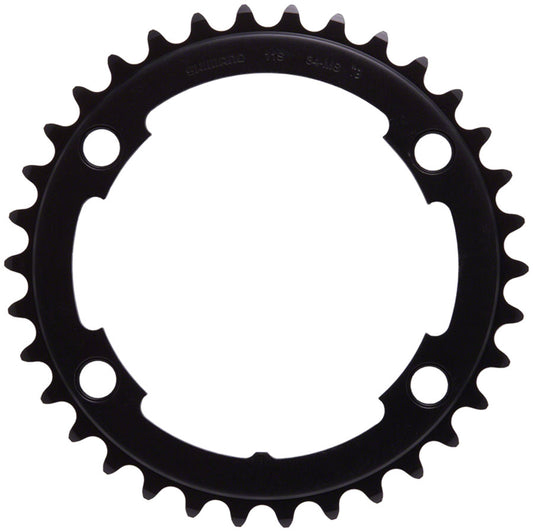 Shimano FC-RS510 Chainring - 34t, Asymmetric 110mm BCD, Black, MS