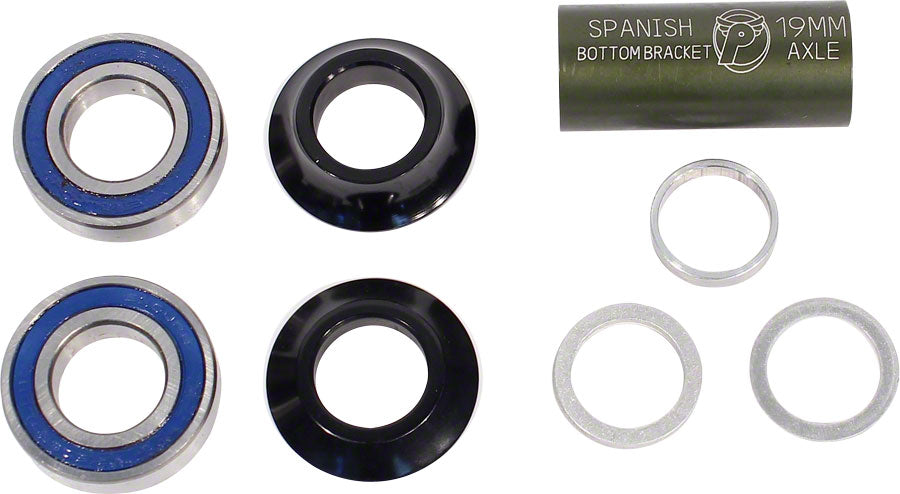 Profile Racing Spanish Bottom Bracket - 19mm, Black, (No Spindle)