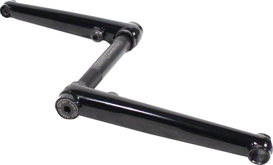 Profile Racing Race LHD 175mm 1-Speed 19 mm Spindle Crankset Black