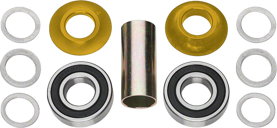 Profile Racing Mid - 19mm Gold (No Spindle) Bottom Bracket 68 mm, 73 mm Gold
