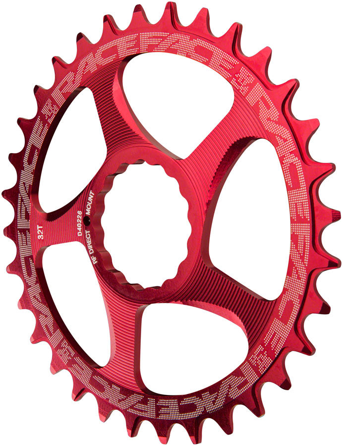 RaceFace Narrow Wide Chainring: Direct Mount CINCH, 30t, Red