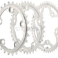 Supershift Pro Triple Chainring Set 26/36/46T 74/110mm 5-Bolt: Silver