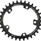 Wolf Tooth CAMO Aluminum Elliptical Chainring - 30t, Wolf Tooth CAMO Mount, Drop-Stop ST for Shimano 12 Speed HG+, Black