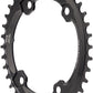 Wolf Tooth Elliptical Shimano 110 Asymmetric BCD Chainring - 38t, 110 Asymmetric BCD, 4-Bolt, Drop-Stop, For Shimano GRX Cranks, Black