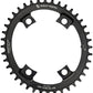 Wolf Tooth Elliptical Shimano 110 Asymmetric BCD Chainring - 38t, 110 Asymmetric BCD, 4-Bolt, Drop-Stop, For Shimano Cranks, Black