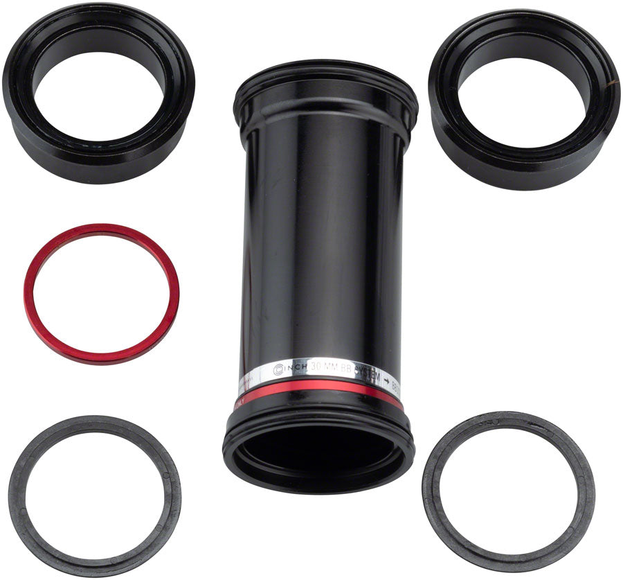 RaceFace CINCH BB107 Bottom Bracket: 41mm ID x 107mm Shell x 30mm Spindle, Double Row Bearing, External Seal