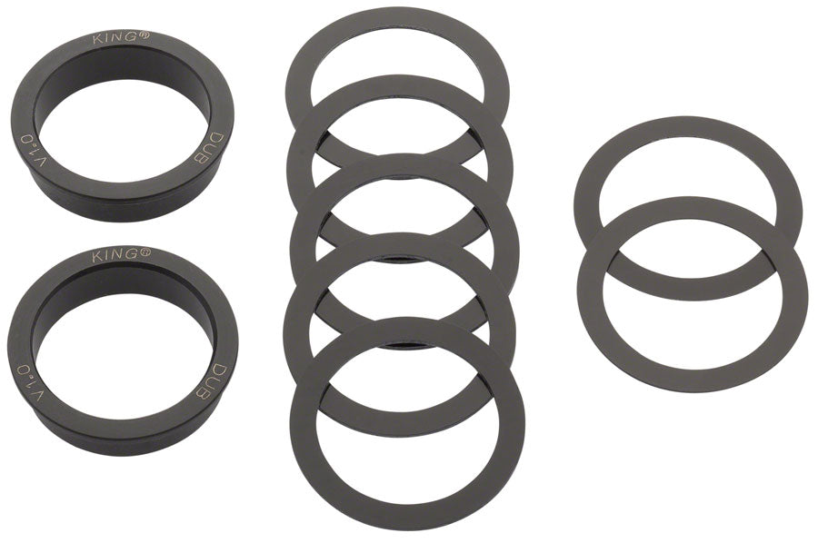 Chris King ThreadFit 30 Bottom Bracket with Fit Kit 1 - English, For DUB Mountain, Black