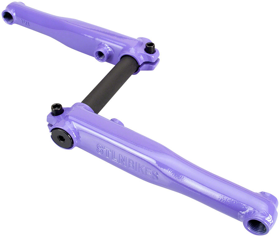Stolen MOB V4 175mm 1-Speed 19 mm Spindle Crankset Purple