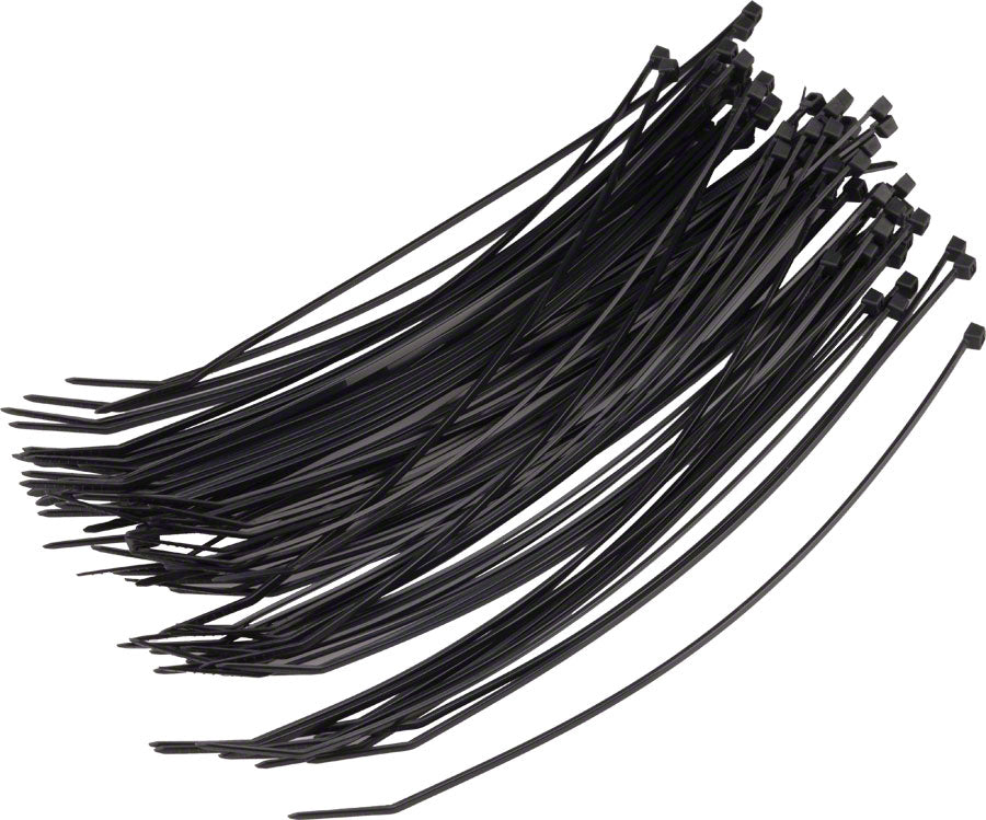 Wheels Manufacturing Zip Ties - Black, 200 x 2.5mm, 100ct