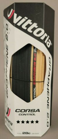 Vittoria Corsa 700 x 28 Black Natural Tan 320 TPI Folding