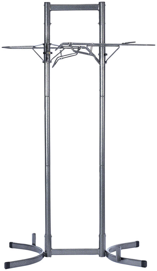 Delta Heavy Duty Two Bike Upright Storage Stand - Powdercoat Gray