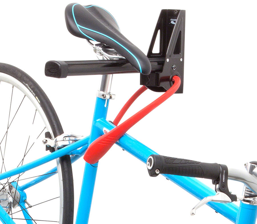 Feedback Sports Wall Post Display Stand - 1-Bike, Wall Mounted, Folding, Black