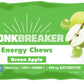 Bonk Breaker Energy Chews - Green Apple, Box of 10 Packs