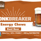 Bonk Breaker Energy Chews - Root Beer, With Caffiene, Box of 10 Packs