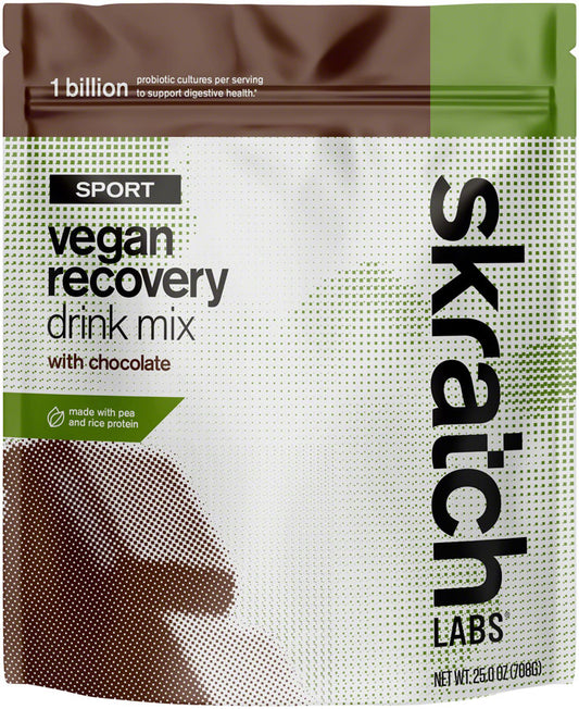 Skratch Labs Sport Recovery Drink Mix - Chocolate, 12-Serving Resealable Pouch, Vegan