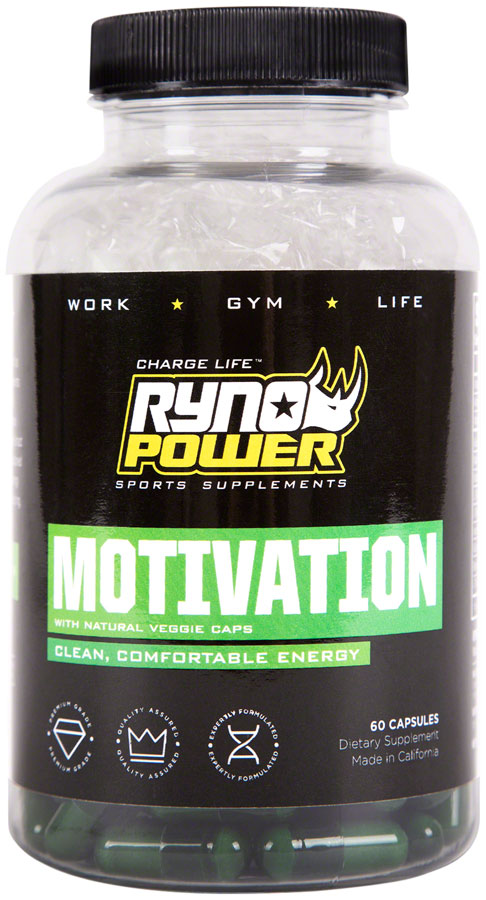 Ryno Power Motivation Supplement - 30 Servings, 60 capsules