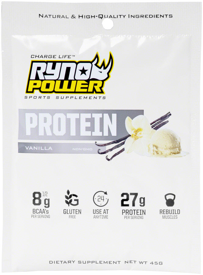 Ryno Power Premium Whey Protein Powder - Vanilla, Single Serving