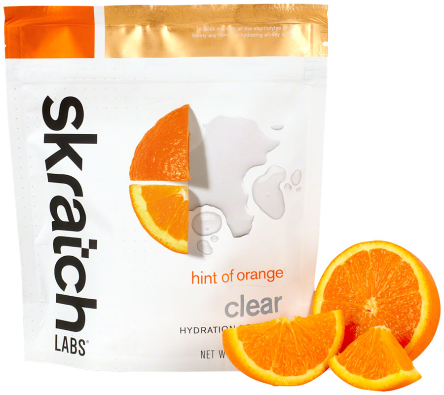 Skratch Labs Clear Hydration Drink Mix - Hint of Orange, 16-Serving Resealable Pouch