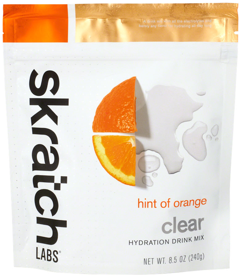 Skratch Labs Clear Hydration Drink Mix - Hint of Orange, 16-Serving Resealable Pouch