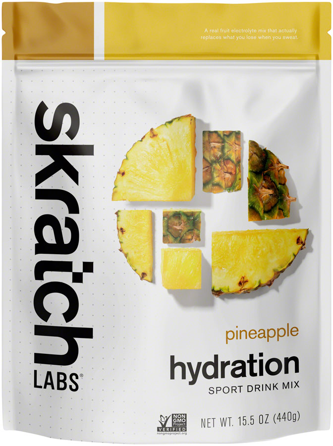 Skratch Labs Sport Hydration Drink Mix - Pineapple, 20-Serving Resealable Pouch