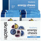 Skratch Labs Sport Fuel Energy Chews - Blueberry, With Caffiene, Box of 10 Single Serving Packs