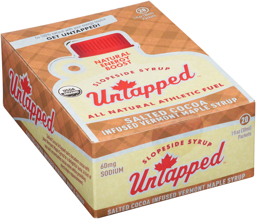 UnTapped Maple Syrup Energy Gel - Salted Cocoa, Box of 20