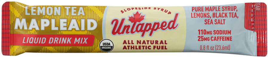 UnTapped Mapleaid Drink Mix - Lemon Tea, Liquid Concentrate, Box of 20 Single Serve Packets