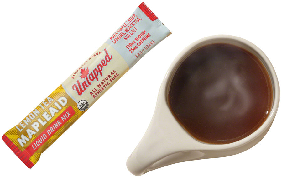 UnTapped Mapleaid Drink Mix - Lemon Tea, Liquid Concentrate, Box of 20 Single Serve Packets