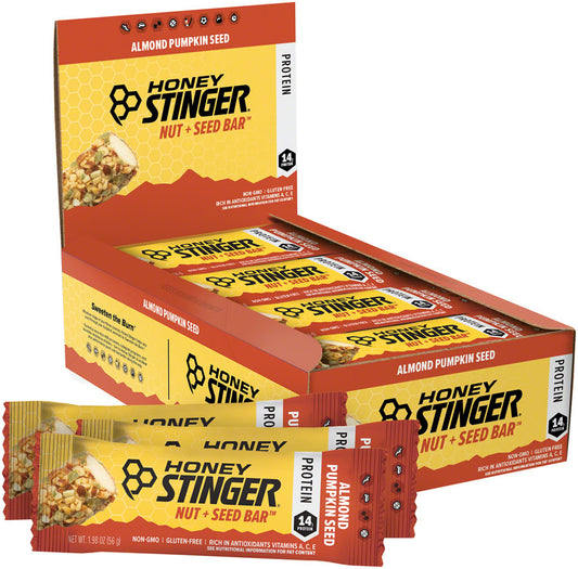 Honey Stinger Nut and Seed Bar - Almond/Pumpkin, Box of 12