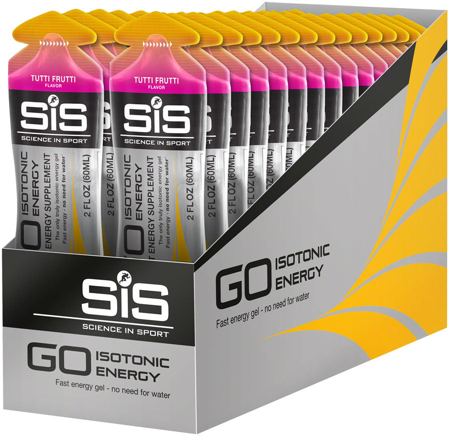 SIS Science in Sport Nutrition GO Isotonic Energy Gel - Tutti Frutti, Box of 30