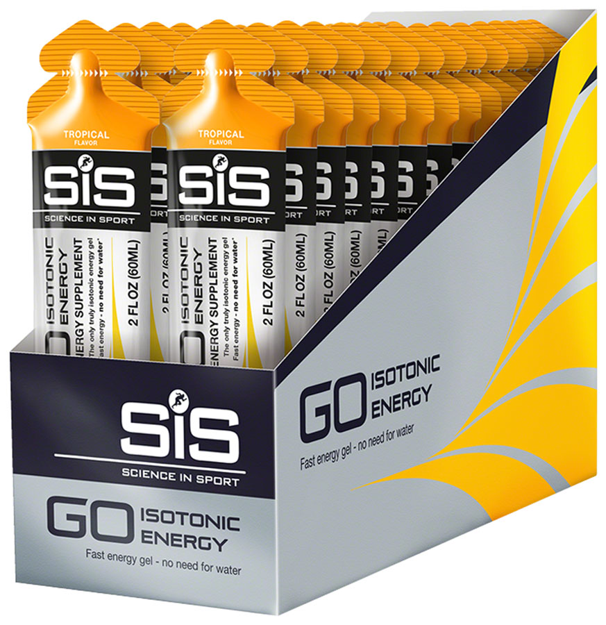 SIS Science in Sport Nutrition GO Isotonic Energy Gel - Tropical, Box of 30