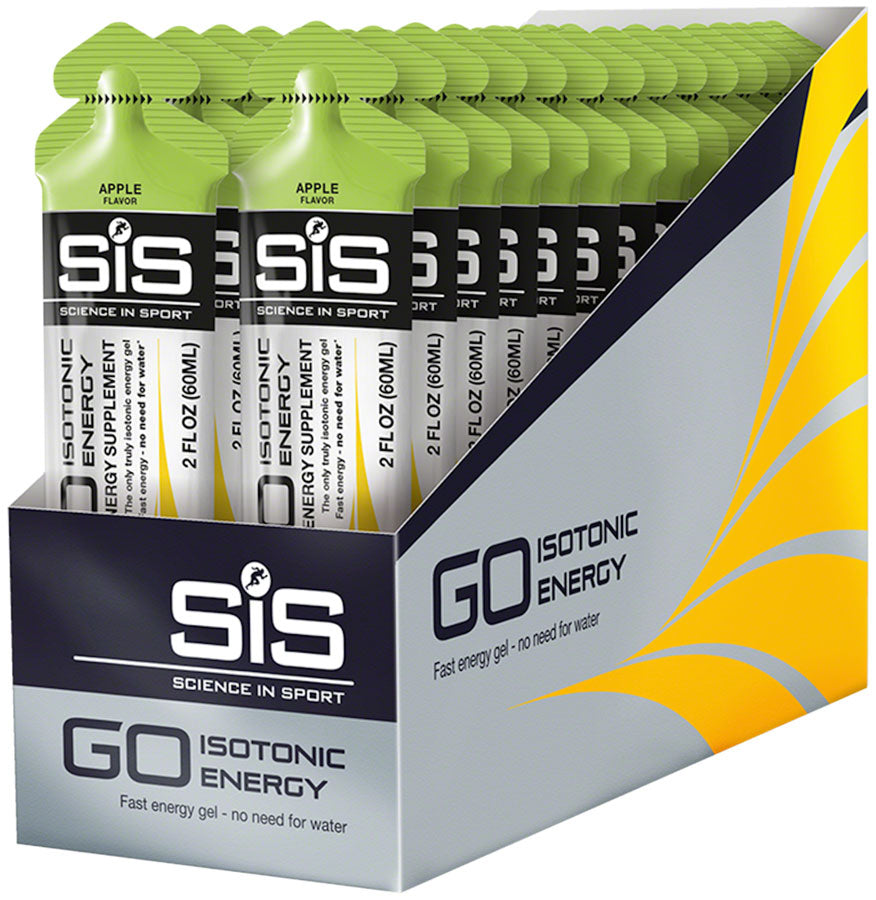 SIS Science in Sport Nutrition GO Isotonic Energy Gel - Apple, Box of 30