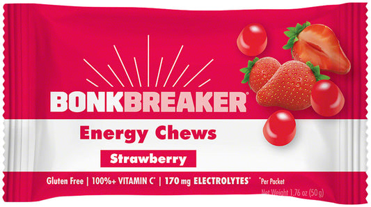 Bonk Breaker Energy Chews - Strawberry, Box of 10 Packs