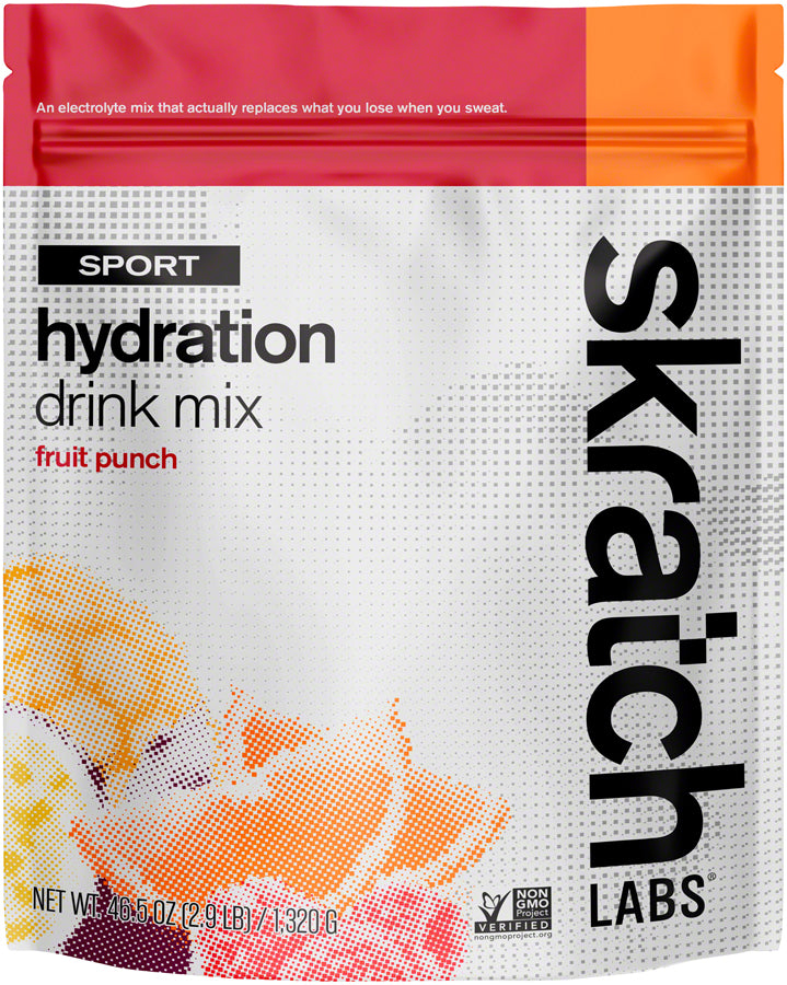 Skratch Labs Sport Hydration Drink Mix - Fruit Punch, 60 -Serving Resealable Pouch