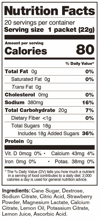 SKRATCH HYDRATION MIX 20 SERVING SIZE