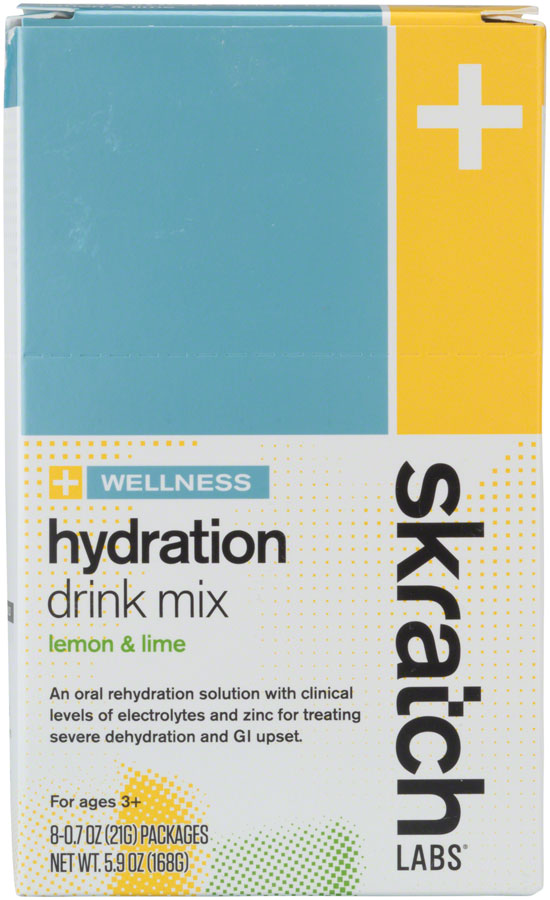 Skratch Labs Wellness Hydration Drink Mix: Lemon and Lime, Box of 8