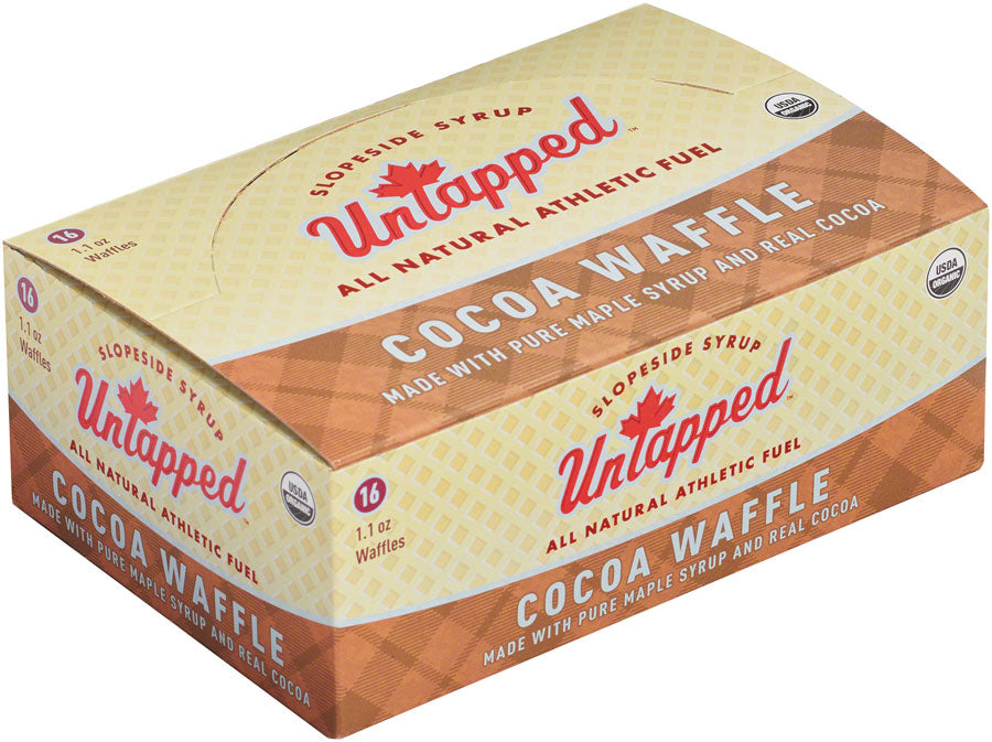UnTapped Organic Waffle - Cocoa, Box of 16